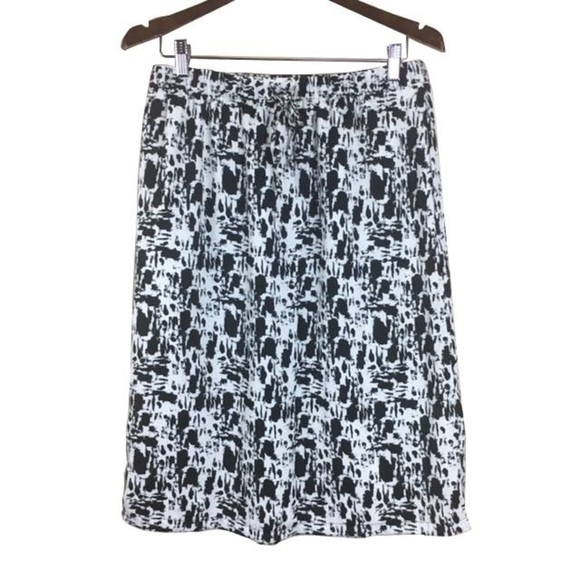 Gap B&W Abstract‎ Print Skirt - Picture 1 of 4
